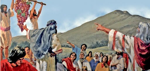 lessons from the 12 spies part 2, 12 spies of israel, promised land, nation of israel, covenant promise to abraham